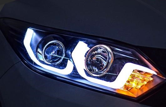 ヘッドライト 適用: ホンダ ベゼル HRV 2015-2016 LED ヘッドランプ デイタイムランニングライト DRL 4300K〜8000K 35W・55W AL-HH-1234 AL