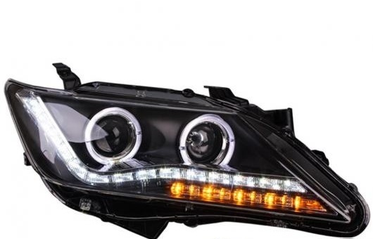 �X�^�C�����O �K�p: 2012-2013 �g���^ �J���� LED �w�b�h���C�g DRL �����Y �_�u�� 4300K�`8000K 35W�E55W AL-HH-0146