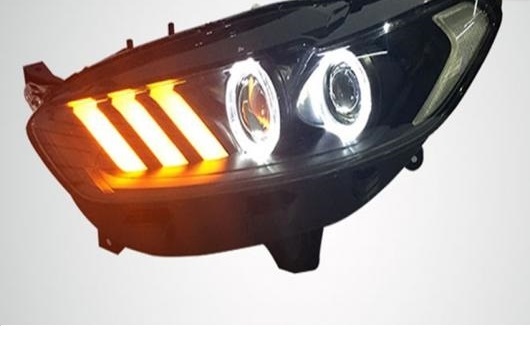 Kp: tH[h/FORD fI wbhCg 2013-2015 LED DRL BI LZm Y 4300K`8000K 35WE55W AL-HH-0323