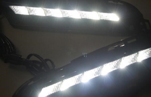 �K�p: �t�H���N�X���[�Q��/VOLKSWAGEN �S���t 13-16 LED DRL �t�H�O �����v �f�C�^�C�� �����j���O �����x �K�C�h �z���C�g 5500K AL-HH-0830