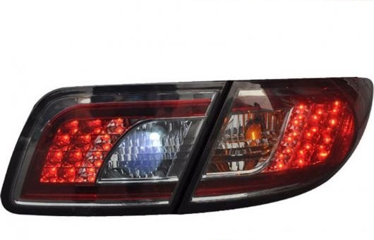 �e�[�� �����v �K�p: �}�c�_ MAZDA6 M6 �X���[�N �u���b�N LED ���C�g 04-15 �A���e�B�X ���A DRL + �u���[�L �p�[�N �V�O�i�� �X�g�b�v ���b�h AL-HH-1125