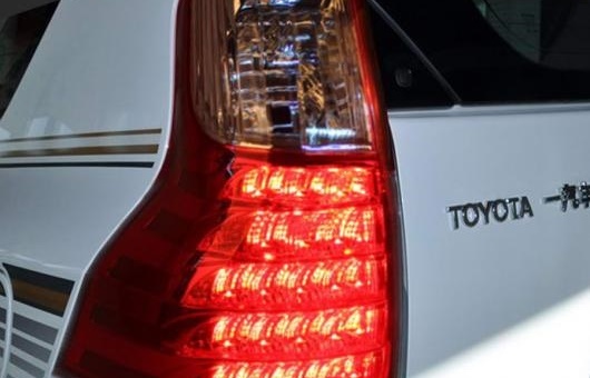 適用: トヨタ プラド テールライト 2016-2017 LED テール ランプ リア DRL + ブレーキ パーク シグナル ライト レッド AL-HH-1228