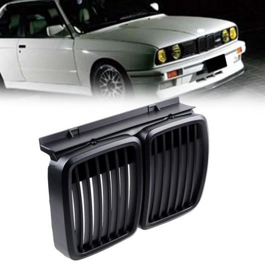 大手通販 フロント グリル 適用: BMW E30 3シリーズ M3 フロント フード バンパー マット ブラック 1982-1994 ブラック AL-II-0414 AL