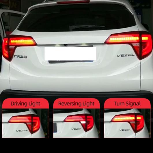 2�s�[�X �_�C�i�~�b�N �E�C���J�[ �e�[�� ���C�g �K�p: �z���_ HRV HR-V 2015 2016 2017 ���b�h �J�o�[�E�u���b�N �J�o�[ AL-II-1767 AL