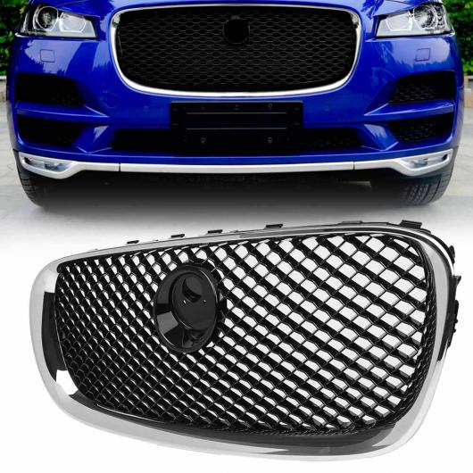クローム フロント バンパー グリル メッシュ 適用: ジャガー/JAGUAR 