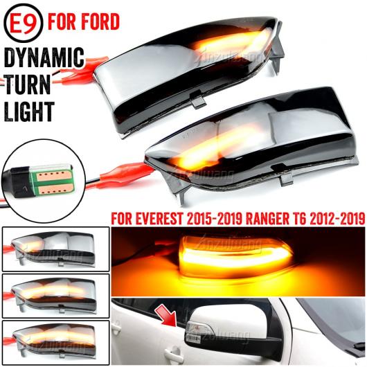 適用: フォード/FORD エベレスト 2015 2019 レンジャー T6 ラプター ワイルドトラック ダイナミック ターンシグナルライト LED サイド ミラー AL JJ 6860 AL :503282970:オートパーツエージェンシー