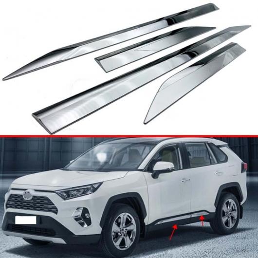 適用: トヨタ RAV4 XA50 2019 2020 装飾 アクセサリー ABS クローム サイド ドア ライン ガーニッシュ ボディ トリム アクセント AL JJ 9475 AL :503326520:オートパーツエージェンシー