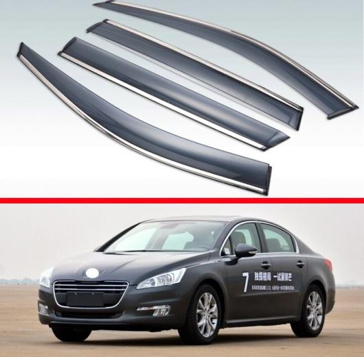 適用: プジョー/PEUGEOT 508 2011 2015 プラスチック エクステリア バイザー 吹き出し口 シェード ウインドウ サン レイン ガード デフレクター AL KK 0108 AL :503403600:オートパーツエージェンシー