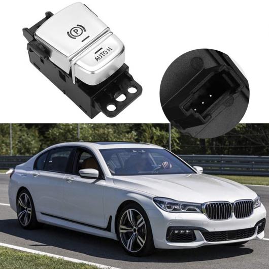 パーキング ブレーキ コントロール スイッチ ハンド ブレーキ スイッチ オート-ホールド 適用: BMW 7 -シリーズ G12 2016-2019 シルバー AL-KK-2220 AL