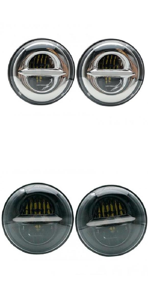 2023秋冬新作 ペア Amazon.co.jp: 7 ヘッドライトアセンブリ LED DRL 7