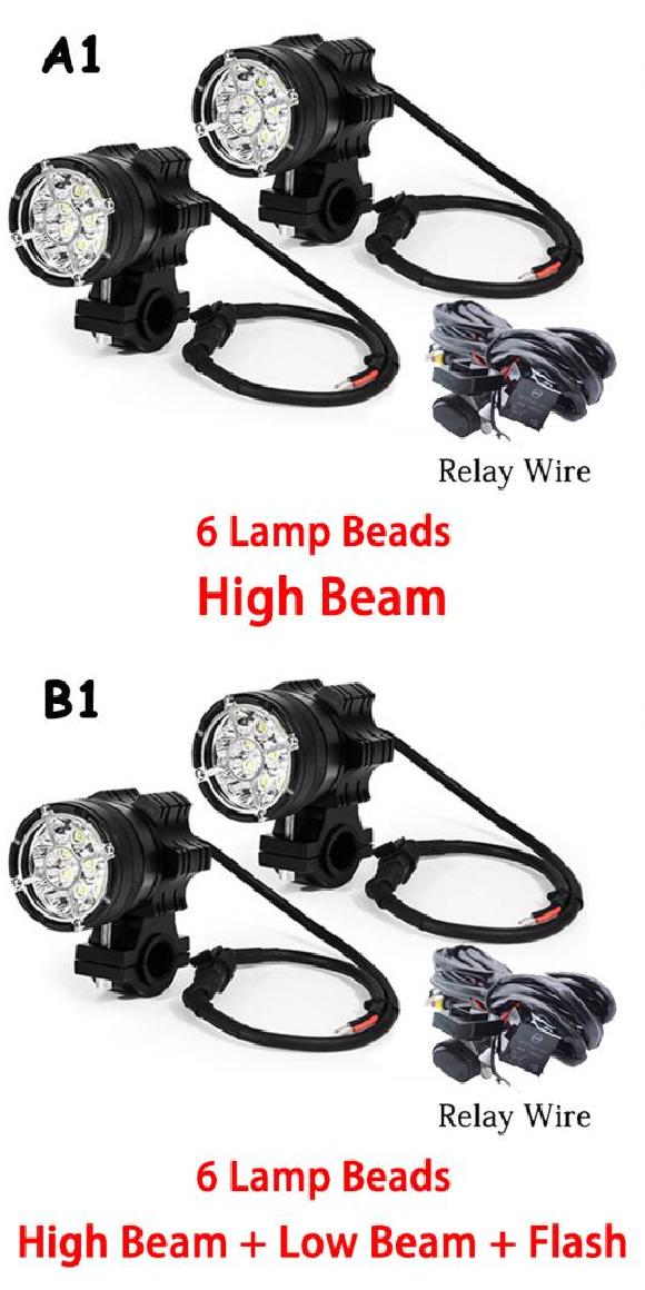 LED �I�[�g�o�C �w�b�h���C�g ���g LED �����v �K�p: BMW R1200GS 1�Z�b�g 6�����v �r�[�Y�E1�Z�b�g 6 �V�b�v �t���b�V�� AL-KK-2918 2�� AL