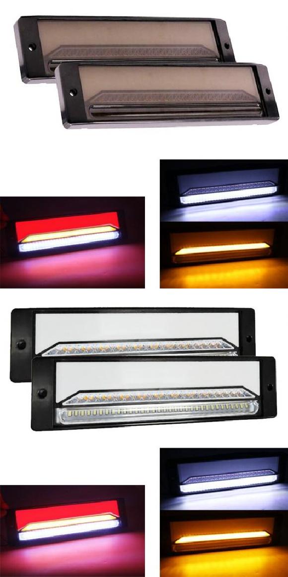 147 LED 防水 フロー ターンシグナルライト ネオン イカリング 2ピース スモーク レンズ・2ピース クリア レンズ AL KK 2919 AL :503478110:オートパーツエージェンシー