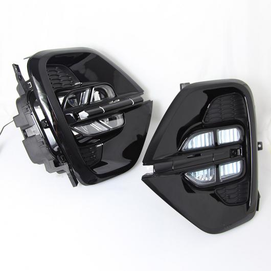 LED デイタイムランニングライト 適用: 起亜 スポーテージ/KX5 2019 2020 防水 ABS 12V DR 2ピースL フォグランプ 装飾 AL KK 4195 AL : 503502780 : オートパーツエージェンシー