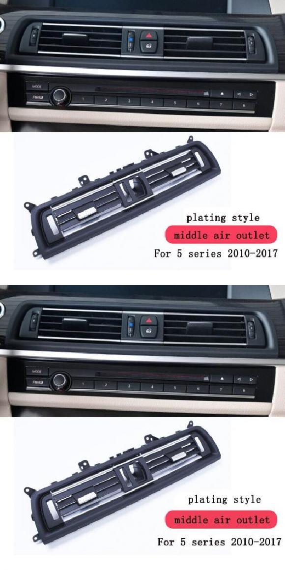 A/C ウィンド 吹き出し口 パネル 前側 センター/左/右側 エアコン 吹き出し口 グリル 適用: BMW 5シリーズ 520 523 525 タイプ003・タイプ004 AL KK 4265 AL :503506230:オートパーツエージェンシー