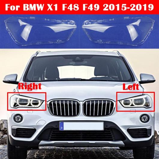 フロント ヘッド ライト ランプ ヘッドランプ ランプシェード オート シェル 適用: BMW X1 F48 F49 2015 2019 LED ヘッドライト カバー 左右 AL KK 4561 AL :503511450:オートパーツエージェンシー