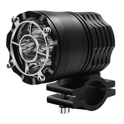 LED オートバイ ヘッドライト アルミニウム ハウジング ビーズ バイク 6 LED ランプ パワフル ライト モトクロス スポットライト ブラック AL-KK-5093 2輪 ALの画像