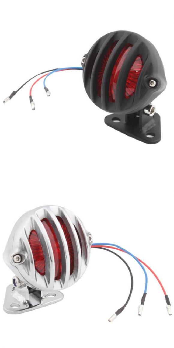 自動二輪車 LED 喫茶店 レーサー 表現スタイル 立ちふさがる テールランプ 自動二輪車 うち切り 後押し 照明ランプ 当てはめる: 黒いこと・しろがね色 AL-KK-5223 2輪 AL