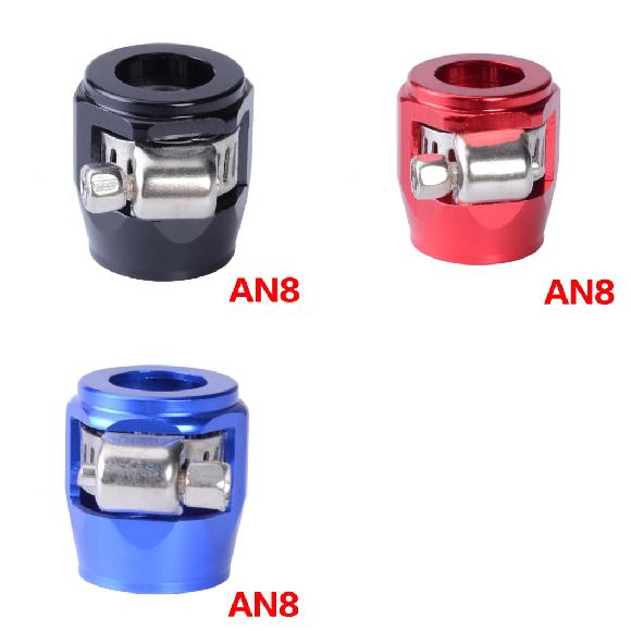 8AN AN-8 18mm ID �t���[�G�� �z�[�X ���C�� �G���h �J�o�[ �N�����v �t�B�j�b�V�� �t�B�b�e�B���O 6�p �t�B�j�b�V�� �N�����v �u���b�N�`�u���[ AL-LL-0331 AL