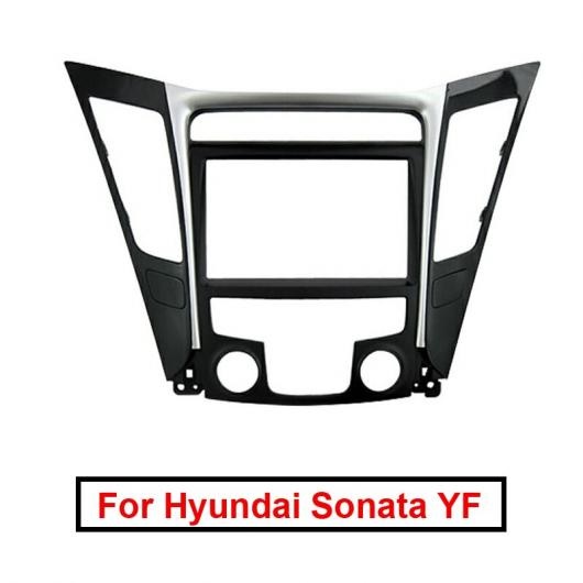 DVD ラジオ 2DIN フレーム 適用: ヒュンダイ/現代/HYUNDAI ソナタ YF 左ハンドル用＆A 173×98mm・C 178×102mm AL LL 7004 AL :504017240:オートパーツエージェンシー