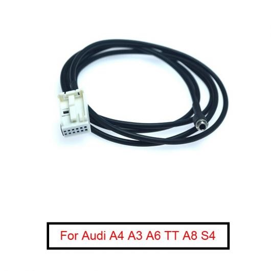 セール中新品 10ピース 3.5mm メス AUX-IN オーディオ ワイヤー ケーブル アダプタ 適用: アウディ/AUDI A4 A3 A6 TT A8 S4 エクステンション プラグ 配線 AL-LL-8381 AL