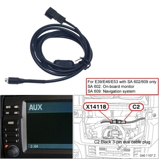 10ピース 3.5mm メス コネクタ 3 ピン AUX コネクタ 配線 ハーネス 適用: BMW E39/E46/E53 ナビゲーション システム SA 602/609 AL LL 8474 AL :504043770:オートパーツエージェンシー