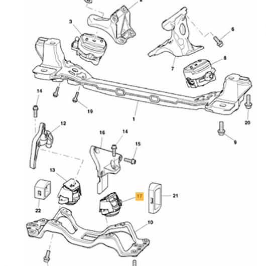 エンジン サポート ボンデッド ラバー ギアボックス トランスミッション マウント 適用: LH 3D0399151AF・RH 3D0399151AF AL MM 0314 AL : 504053130 : オートパーツエージェンシー