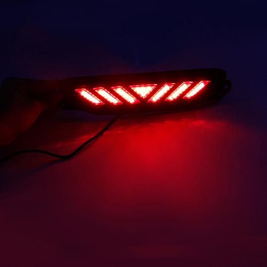 サード 3RD LED ブレーキ ライト リア バンパー レッド ドライビング DRL フォグ トリム モールディング テール ランプ 適用: トヨタ C-HR 2016 AL-MM-2173 AL_4