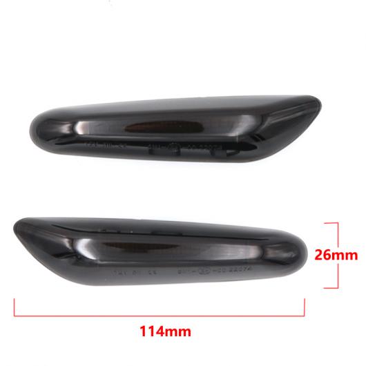 ペア LED フェンダー アンバー LED サイド マーカー ライト 適用: BMW E60 E36 E90 E91 E61 E81 E87 E88 E92 E93 X1 X3 E83 ノーマル AL-MM-2257 AL_3