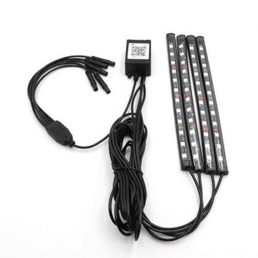 装飾 ライト EL ネオン ワイヤー ストリップ RGB マルチ モード APP サウンド コントロール オート インテリア 装飾 ランプ 6in1 8m AL-MM-2360 ALの画像