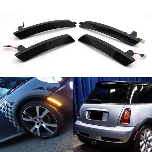 アンバー/レッド LED サイド マーカー ライト キット 適用: ミニ クーパー R55 R56 R57 R58 R59 R60 2007-2013/14 フロント・リア AL-MM-2361 AL