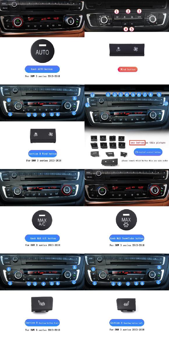 エア コンディション ヒーター スイッチ ボタン オーディオ CD デジタル シート ヒート スイッチ ノブ セット 1〜セット 13 AL MM 3999 AL :504126860:オートパーツエージェンシー