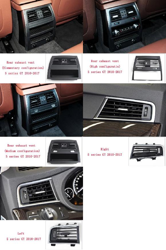 �K�p: BMW 5�V���[�Y GT 528GT 535GT F07 2010-2017 ABS �f�� �G�A�R�������o���� �����o���� �_�b�V�� �p�l�� �O���� �J�o�[ �J���[1�`�J���[7 AL-MM-4045 AL