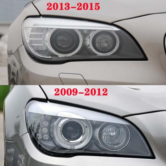 フロント ヘッドライト レンズ カバー 適用: BMW 7シリーズ F01 F02 2009-2015 オート ヘッドランプ ランプカバー クリア ランプシェード 左右 AL-MM-4065 AL_5