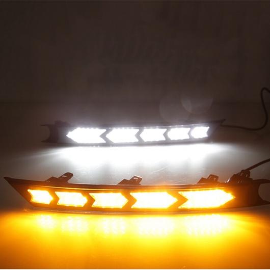 2ピース フロー ウインカー LED フロント デイタイムランニングライト フォグランプ 適用: マツダ CX-5 CX5 2017 2018 2019 2ピース AL-MM-4749 AL_2