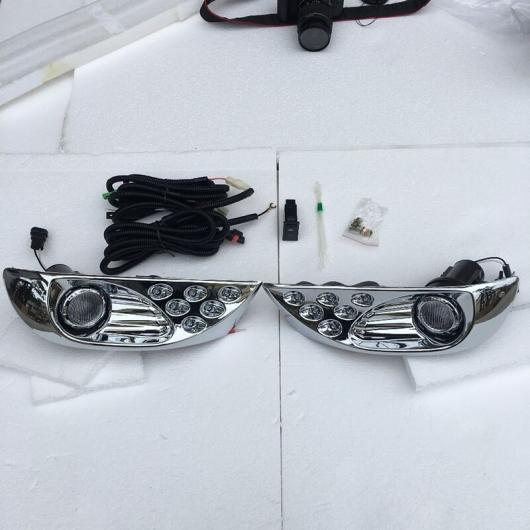 LED フロント フォグランプ デイタイムランニングライト 適用: トヨタ ランドクルーザー プラド 120 FJ120 LC120 2003 2004 2005 2006 2007 AL-MM-4764 AL_3