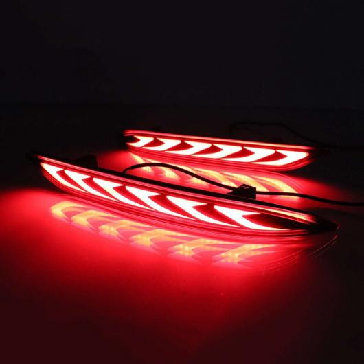 LED 反射 リア バンパー リフレクター ライト ランプ ブレーキ ストップ ライト 適用: ホンダ タイプ A・タイプ B AL-MM-4857 AL_4