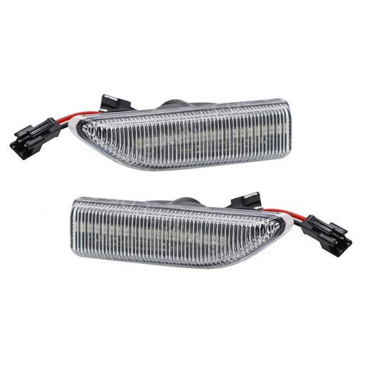 2ピース エラー クリア レンズ LED サイドマーカー ライト