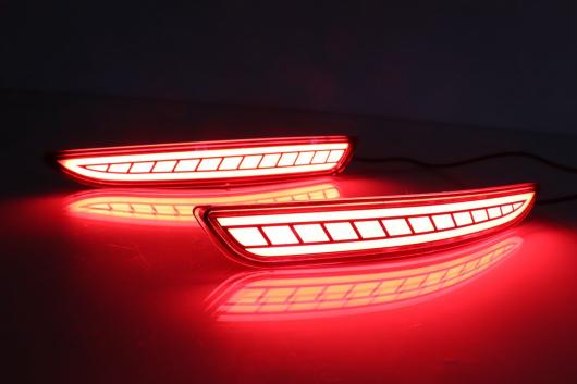 LED リア バンパー リフレクター ライト 適用: MAZDA3 アクセラ セダン 2019 2020 2021 年 LED ダイナミック ウインカー ブレーキ ライト AL-MM-5559 AL