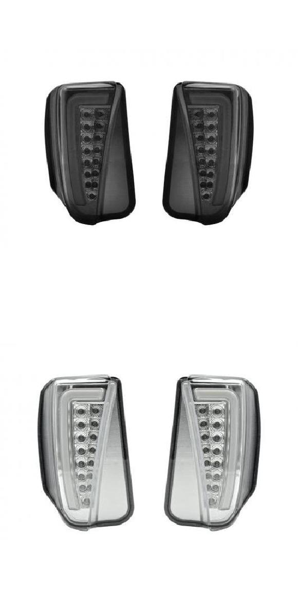 LED デイタイム ランニング ランプ ターンシグナルライト バー 適用: 2012-2014 トヨタ プリウス ハイブリッド スモーク・クリア AL-MM-5586 AL
