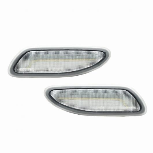 LED サイドマーカー ライト アンバー ウインカー ウインカー インジケーター ランプ 適用: ベンツ W203 C-クラス C230 C240 スモーク・クリア AL-MM-5611 AL_2
