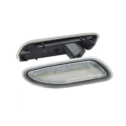 LED サイドマーカー ライト アンバー ウインカー ウインカー インジケーター ランプ 適用: ベンツ W203 C-クラス C230 C240 スモーク・クリア AL-MM-5611 AL_3