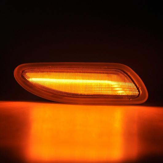 LED サイドマーカー ライト アンバー ウインカー ウインカー インジケーター ランプ 適用: ベンツ W203 C-クラス C230 C240 スモーク・クリア AL-MM-5611 AL_7