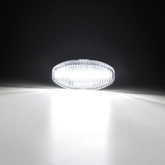 2ピース エラー スモーク レンズ クリア レンズ フロント バンパー ホワイト LED サイドマーカー ライト 適用: フォード/FORD スモーク・クリア AL-MM-5655 AL_7