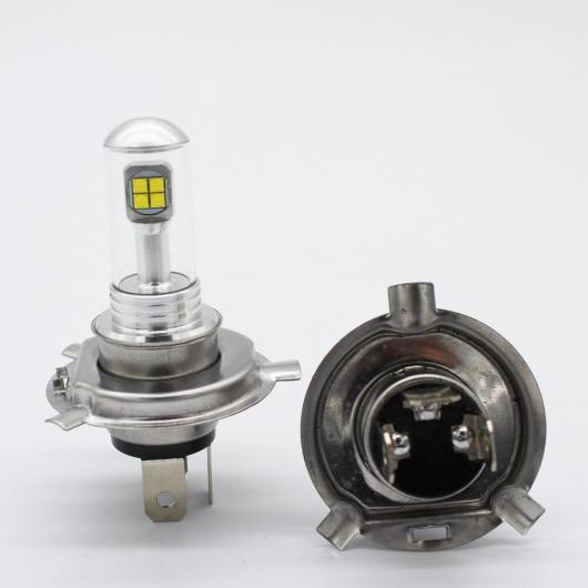 2ピース 8LED H4 6000K 80W DC12-24V 車両 フォグライト シグナル ライト ホワイト リード ライト オート ヘッドランプ LED ライト AL-MM-5759 AL_1