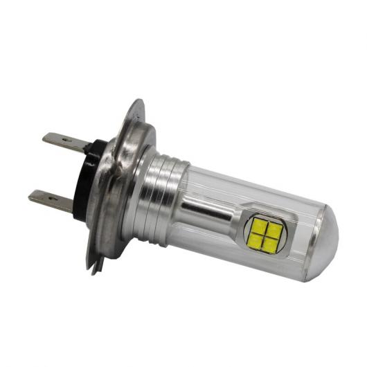 2ピース 8LED H7 6000K 80W DC12-24V フォグライト シグナル ライト ホワイト リード ライト オート ヘッドランプ LED ライト AL-MM-5760 AL_3