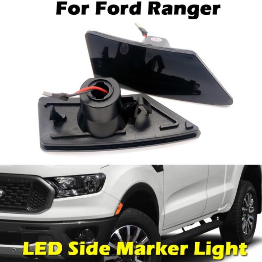 ダイナミック アンバー LED サイドマーカー ライト 適用: フォード/FORD レンジャー 2019~UP スモーク レンズ サイド ターンシグナルランプ AL MM 5863 AL :504191000:オートパーツエージェンシー