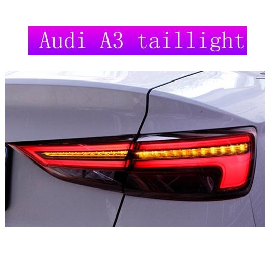 適用: アウディ/AUDI A3 2013 2019 アップグレード テールライト LED フォグライト リア ランプ DRL ブレーキ + パーク + 35W AL MM 8348 AL :504254240:オートパーツエージェンシー