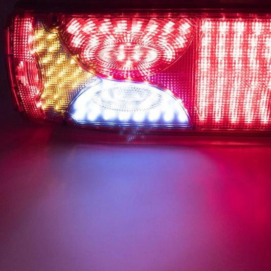 2ピース 24V LED テールライト テールライト リア ブレーキ ライト シグナル ランプ 適用: MAN DAF TGX スカニア 2ピース AL-MM-8383 AL_3