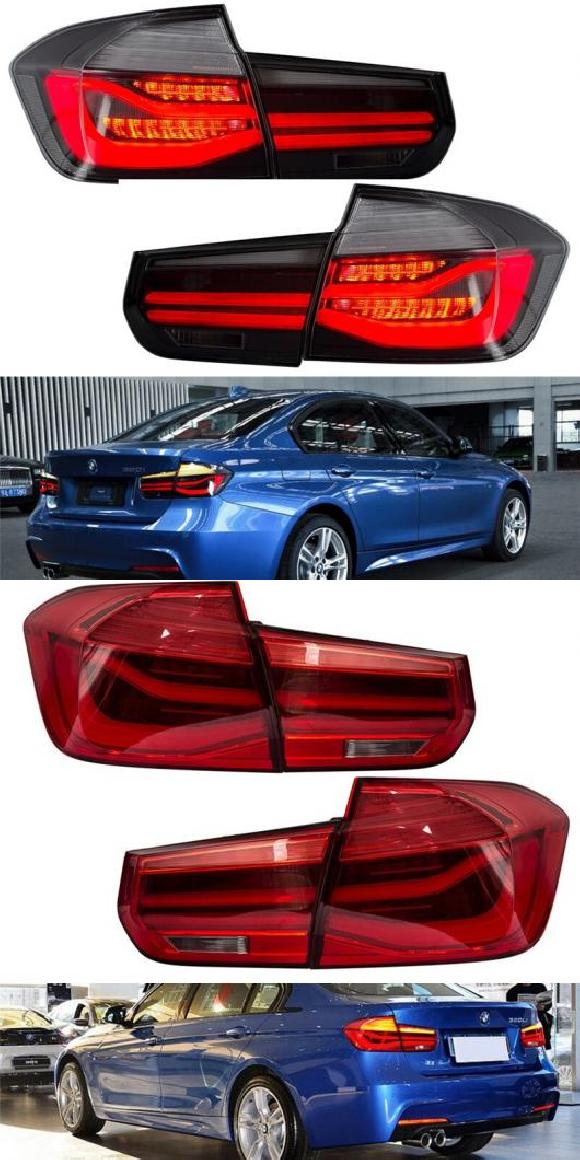 テール ライト アセンブリ 適用: 12-18 BMW 3シリーズ F30 F80 2013-2018 LED テール タイプA ブラック・タイプA レッド AL-MM-8400 AL