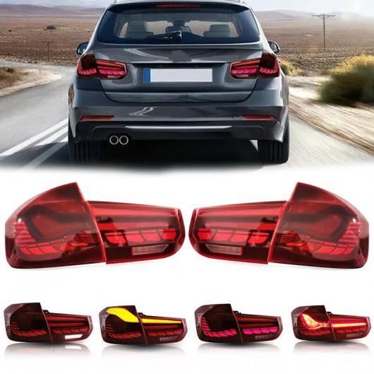 適用: BMW 3シリーズ テール ライト 2012-2019 F30 M3 F80 LED テール ランプ DRL ウインカー ブラック・レッド AL-MM-8426 AL｜apagency｜06